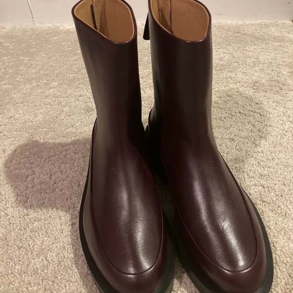 Mansur Gavriel Marion Boot in Deep Burgundy - Picture 4 of 5